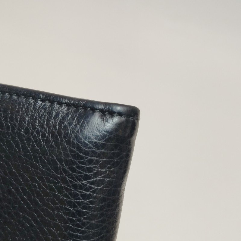 Gucci Soho牛皮純色壓紋雙G錢包-13