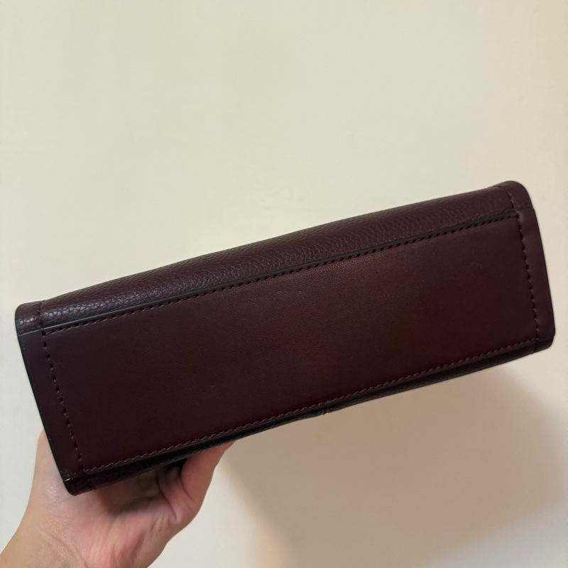 MICHAEL KORS 全新酒紅色側背包 手提包 托特包-4