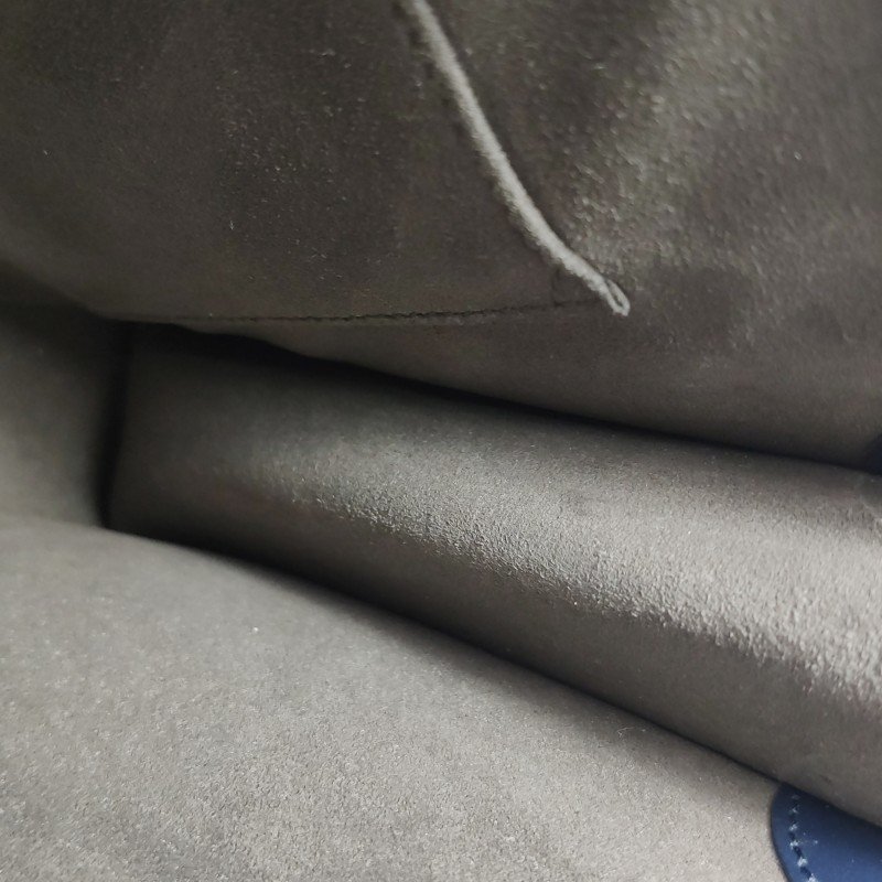 Gucci牛皮帆布拼色條紋雙G老花手拿包-8