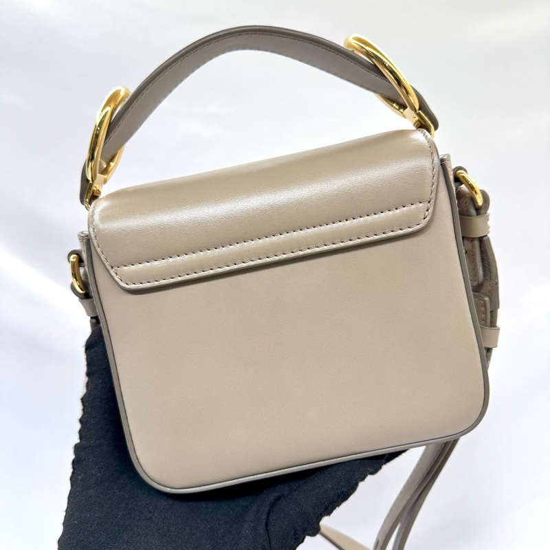 CHLOE  皮革兩用肩背包 奶茶棕-1