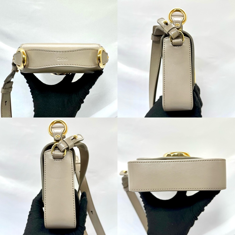 CHLOE  皮革兩用肩背包 奶茶棕-3