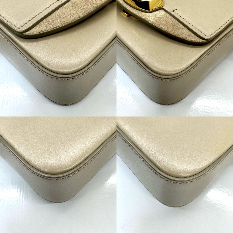 CHLOE  皮革兩用肩背包 奶茶棕-4