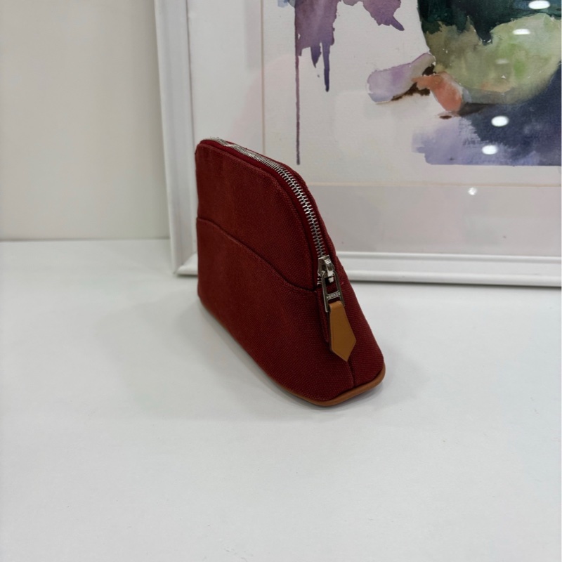 Hermes 愛馬仕帆布化妝包 洗漱包-3