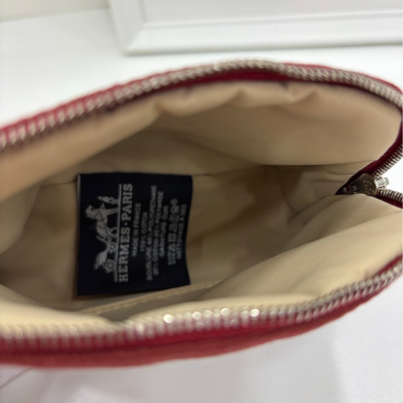 Hermes 愛馬仕帆布化妝包 洗漱包-7