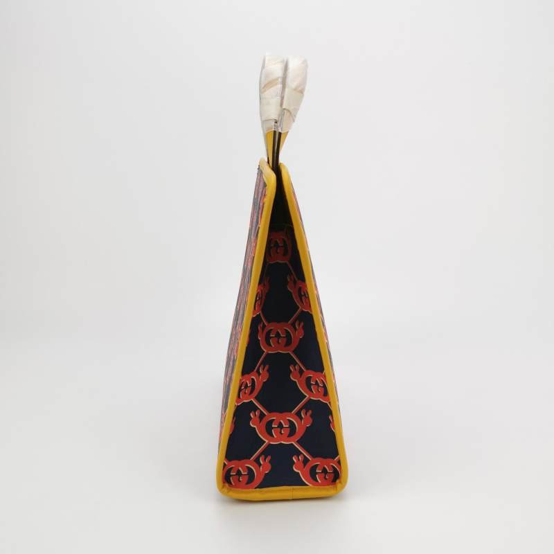 Gucci牛皮雙GLogo印花兒童款手提包-2