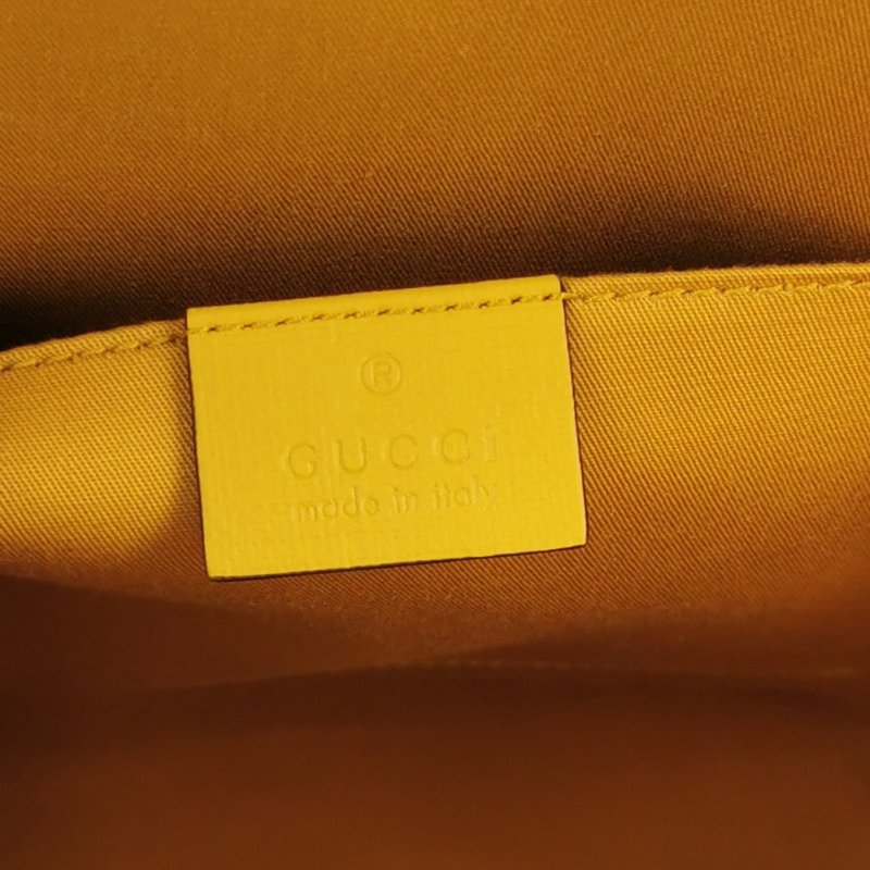 Gucci牛皮雙GLogo印花兒童款手提包-7