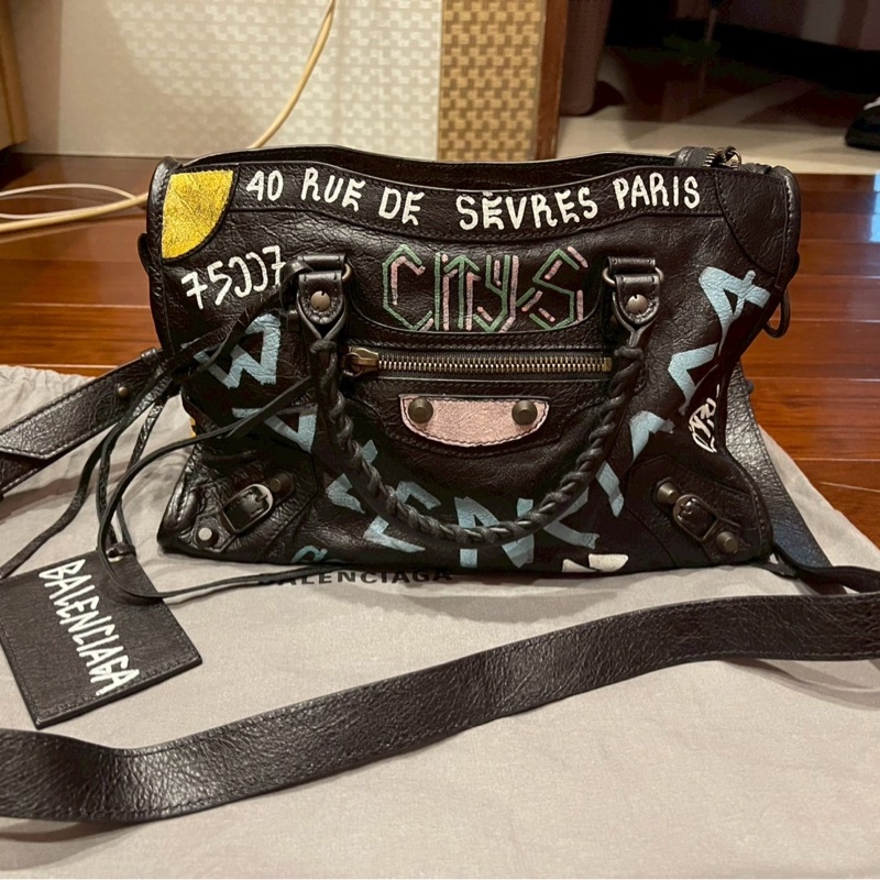 巴黎世家 機車包-0