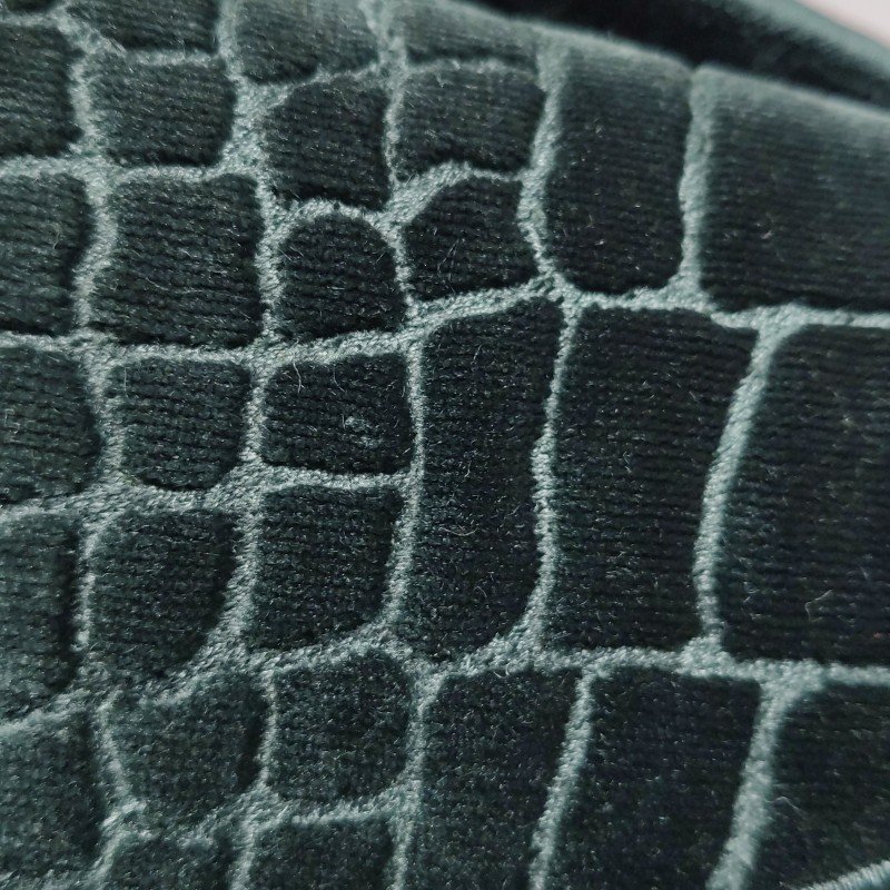 Dior Saddle馬鞍包絨布拼色條紋字母Logo鱷魚紋馬鞍造型單肩包-14