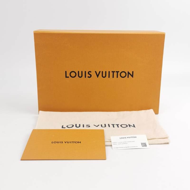 Louis Vuitton(LV)棋盤格拉鍊手拿包晶片款-7