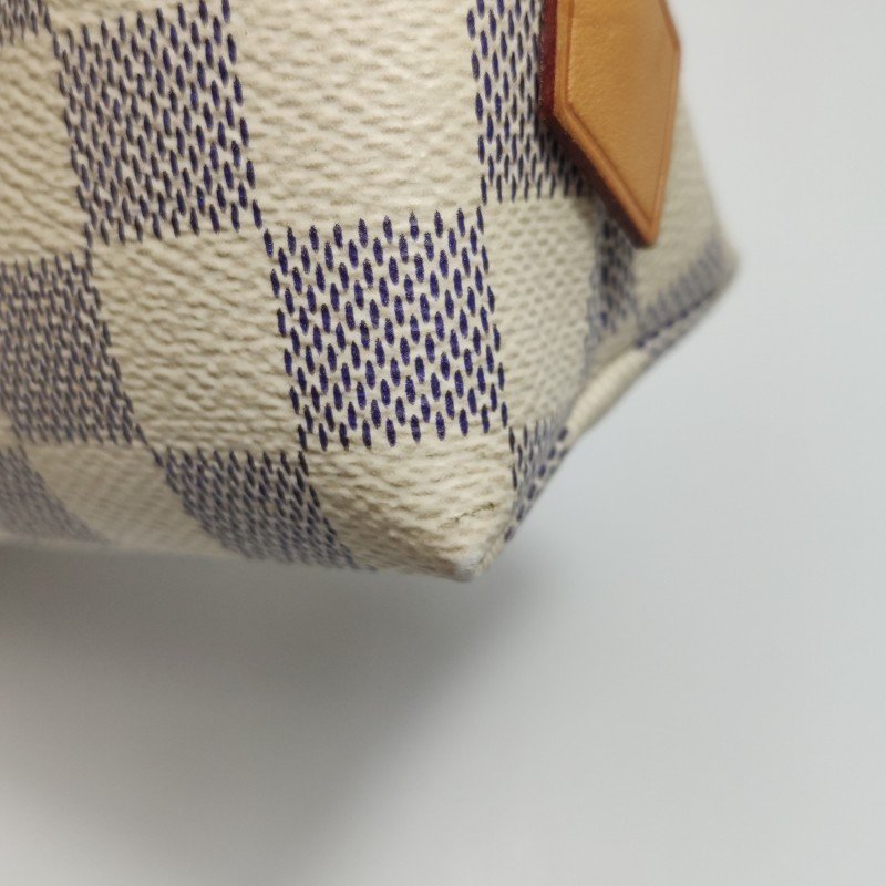 Louis Vuitton(LV)棋盤格拉鍊手拿包晶片款-13