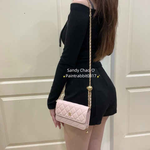 ෆ Chanel 粉色金球mini woc🈶購證