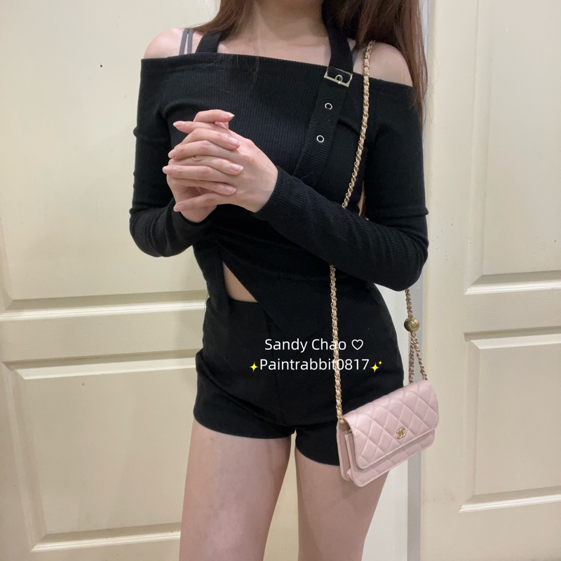 ෆ Chanel 粉色金球mini woc🈶購證-2