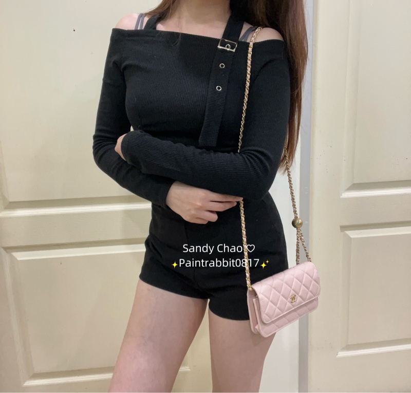 ෆ Chanel 粉色金球mini woc🈶購證-3