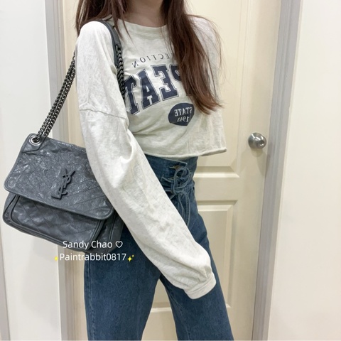 ෆ YSL Niki中號灰色