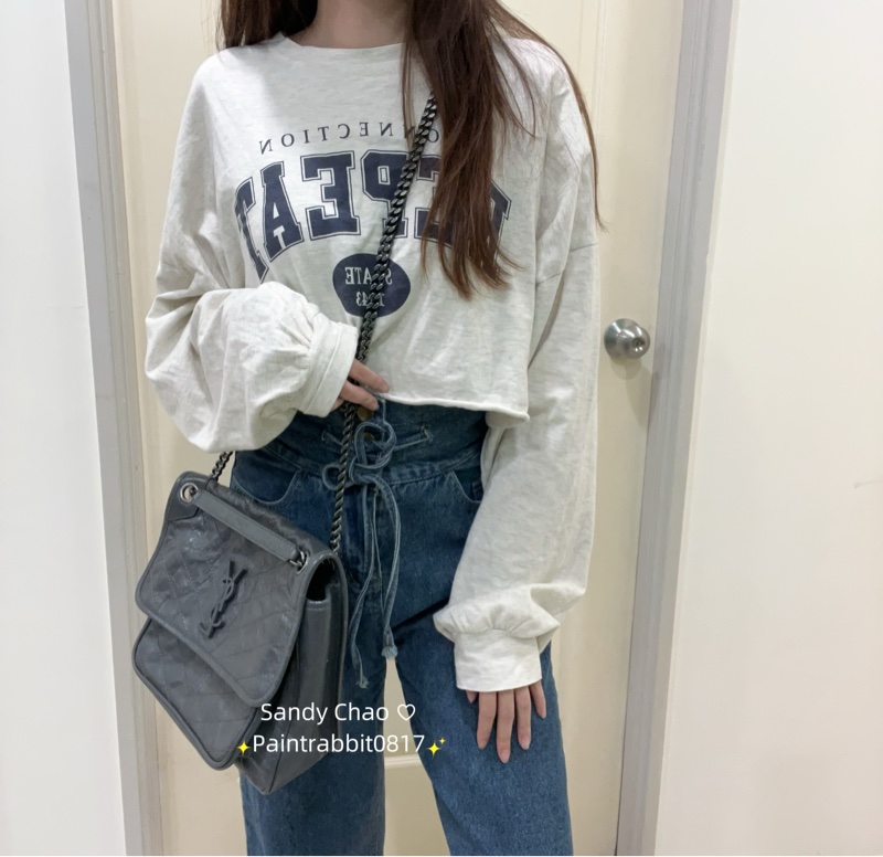 ෆ YSL Niki中號灰色-1