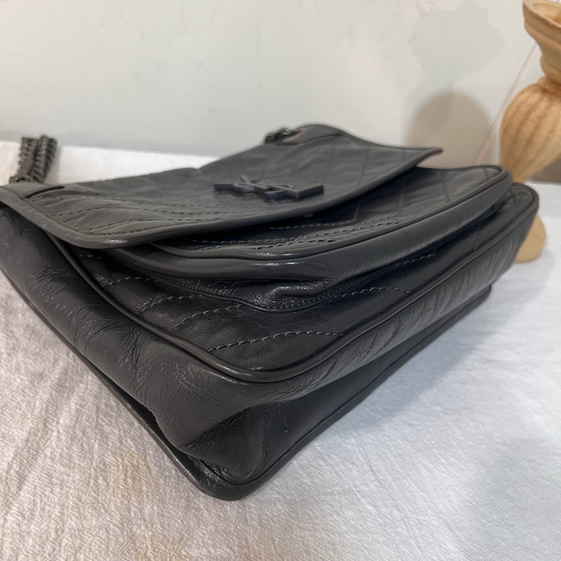 ෆ YSL Niki中號灰色-5