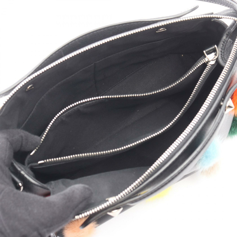 FENDI BY THE WAY 中型 2Way 單肩手提包 皮革 黑色 多色 二手-2