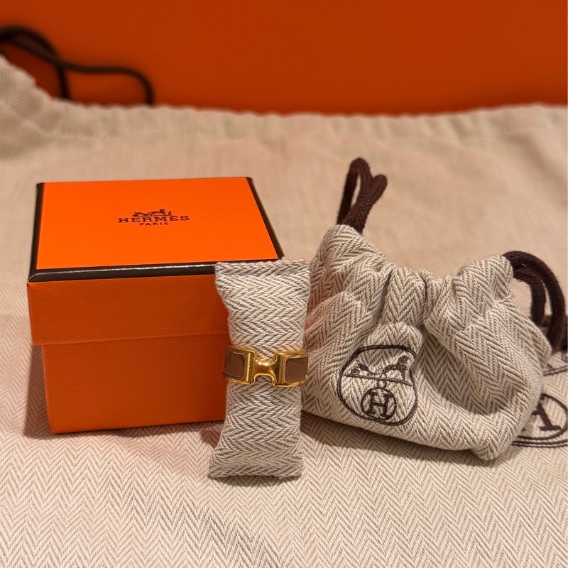 Hermes Olympe 皮革戒指 H-0