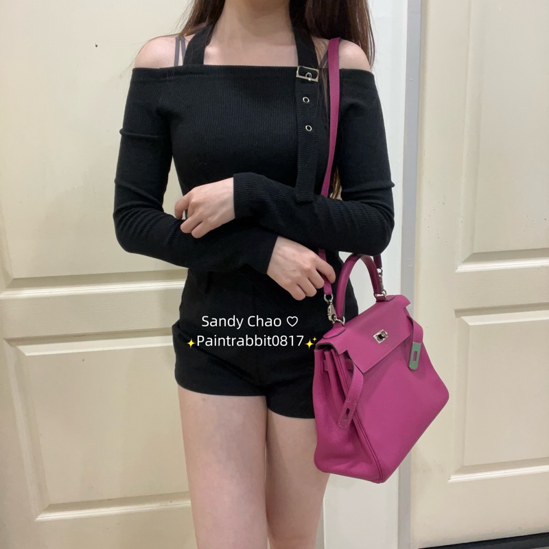 ෆ Hermes Kelly28玫瑰紫-4