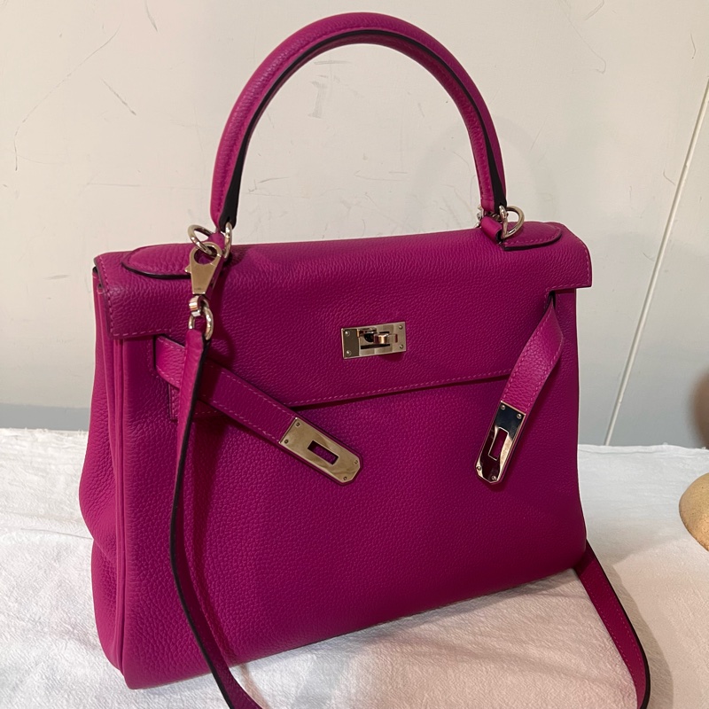 ෆ Hermes Kelly28玫瑰紫-8