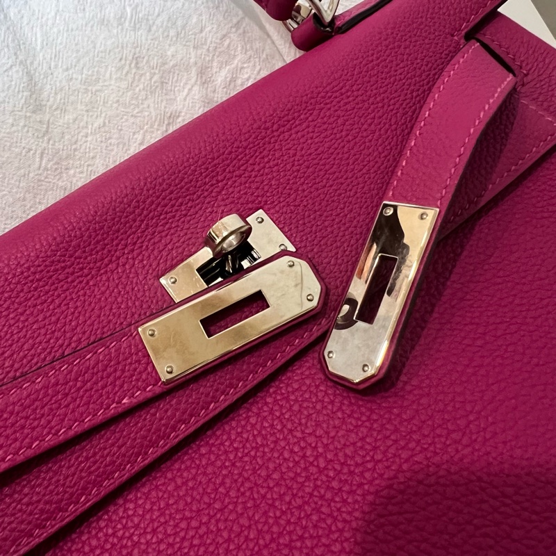 ෆ Hermes Kelly28玫瑰紫-9