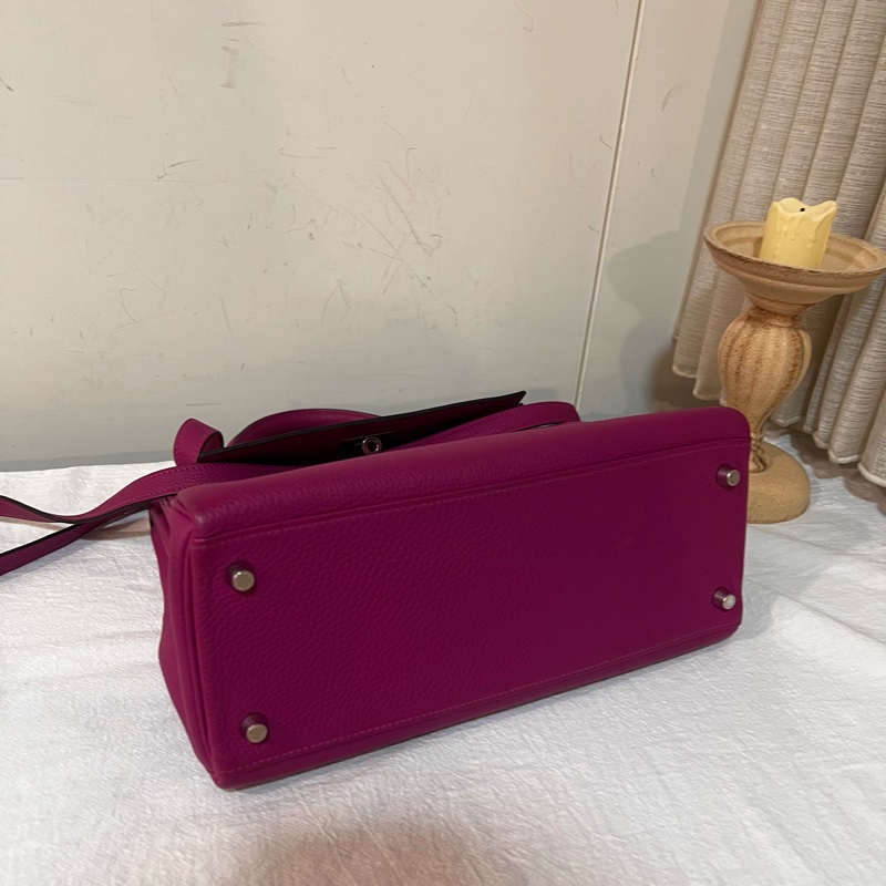 ෆ Hermes Kelly28玫瑰紫-13