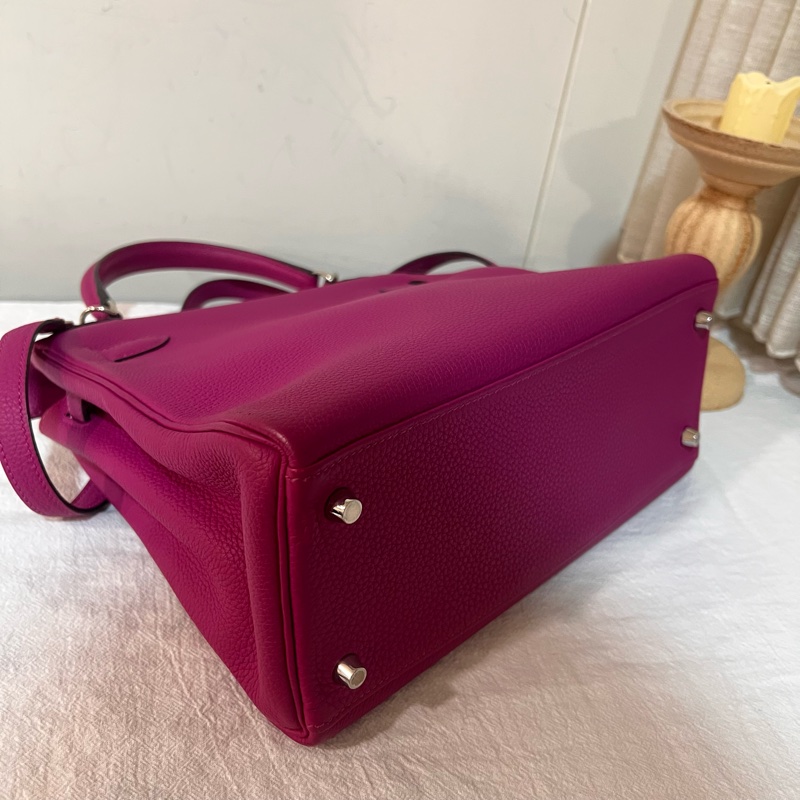 ෆ Hermes Kelly28玫瑰紫-14