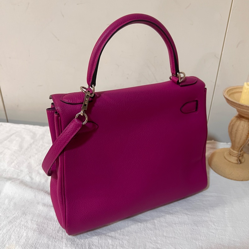 ෆ Hermes Kelly28玫瑰紫-16