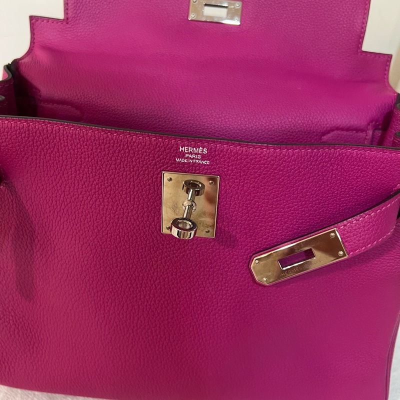 ෆ Hermes Kelly28玫瑰紫-24