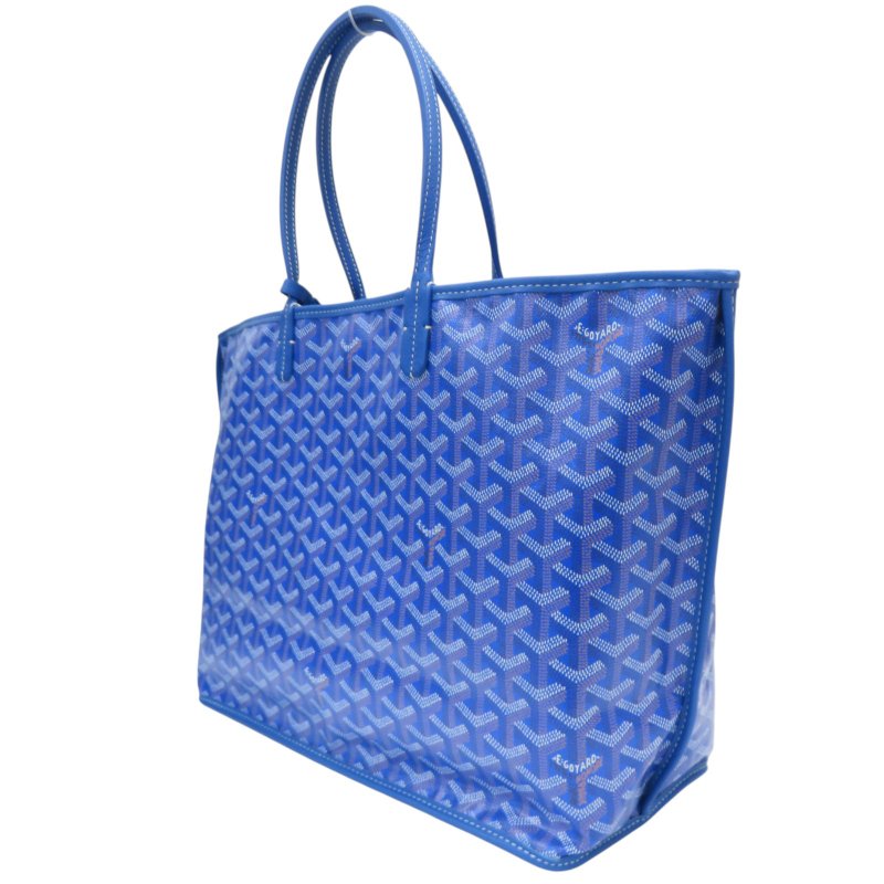 藍色 PVC帆布 Anjou PM 雙面托特包【GOYARD 高雅德】-1