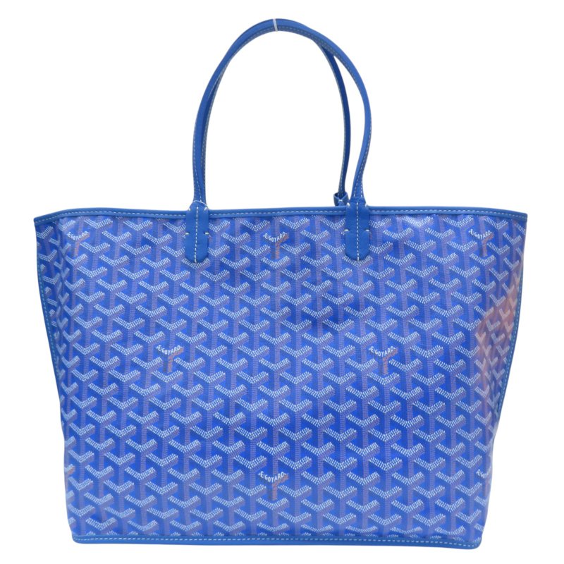 藍色 PVC帆布 Anjou PM 雙面托特包【GOYARD 高雅德】-2