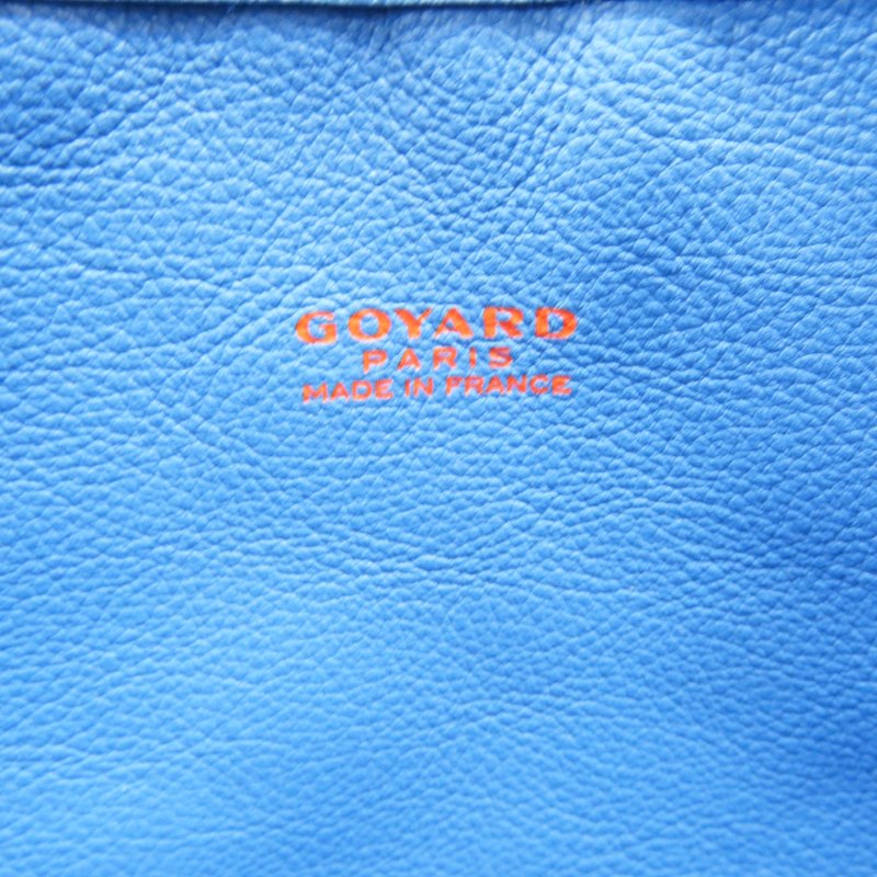 藍色 PVC帆布 Anjou PM 雙面托特包【GOYARD 高雅德】-10