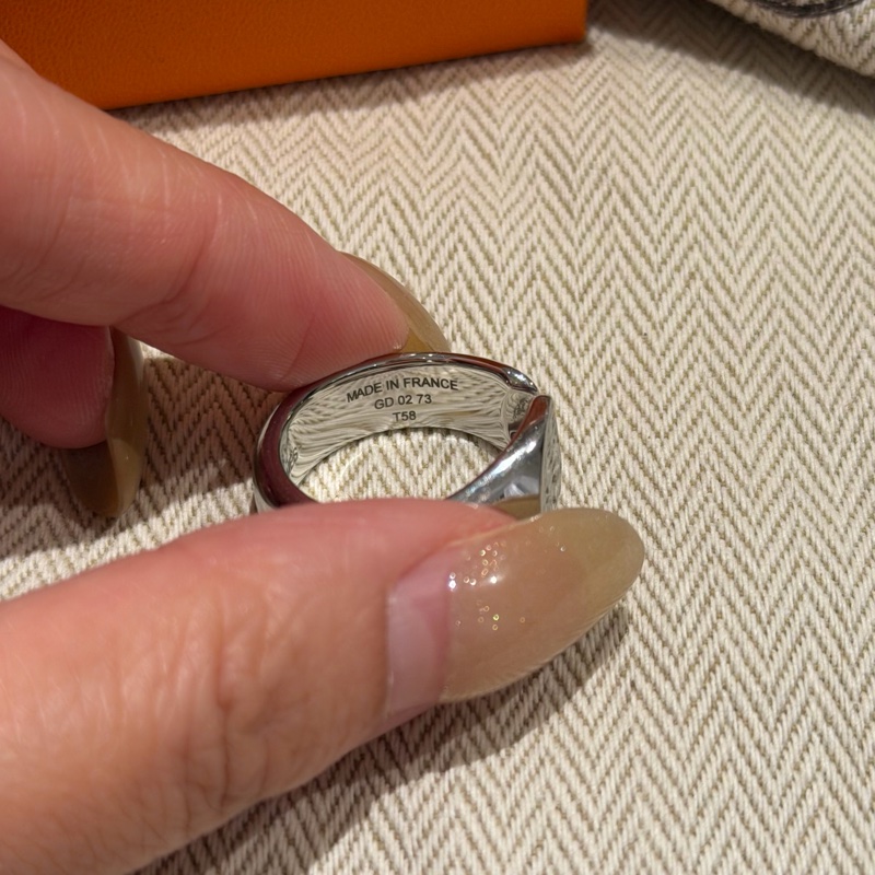 Hermes Carrousel印章戒指 馬造型-5