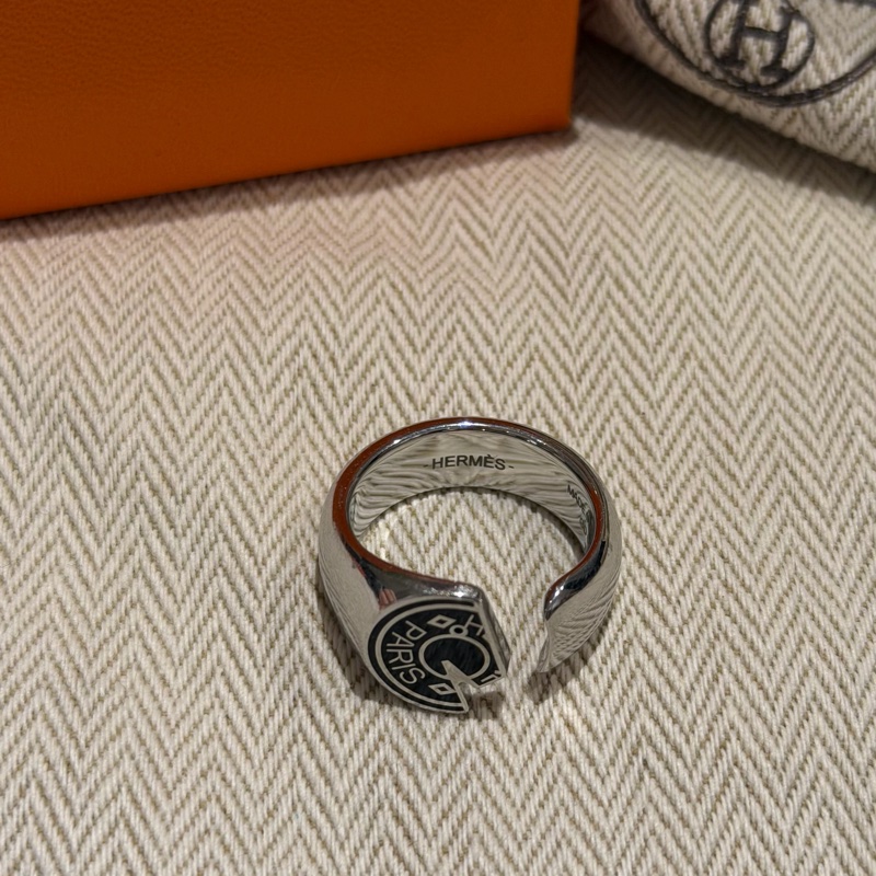 Hermes Carrousel印章戒指 馬造型-6