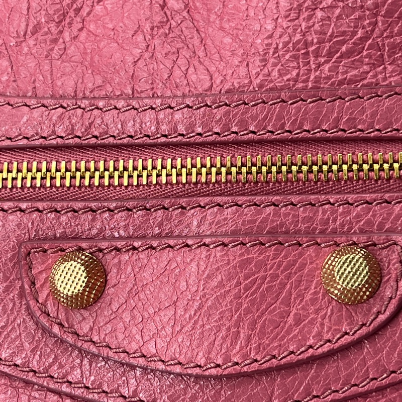 香緹國際精品 878 機車包 粉金 短背帶-3