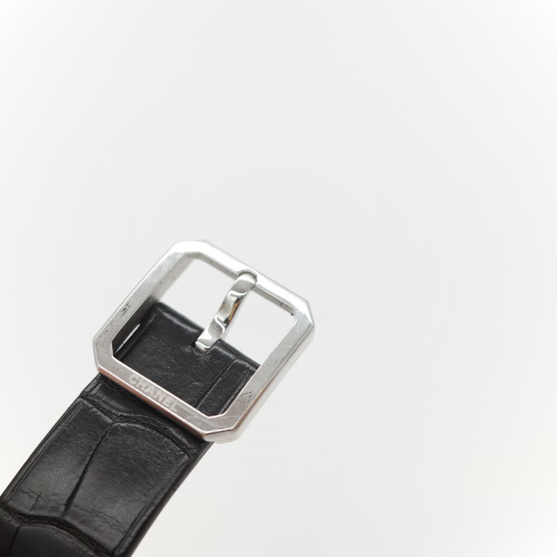 Chanel 香奈兒 BOY·FRIEND 34mm 黑色機刻雕紋 石英腕錶 2017 年-13