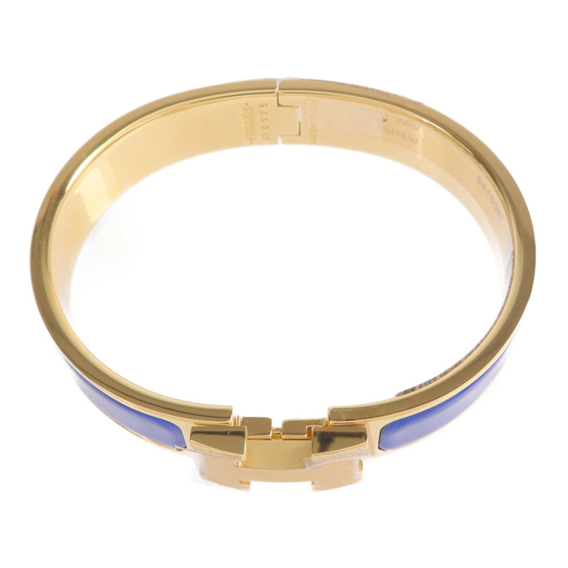 HERMES 金屬/琺瑯Clic H手鐲-3