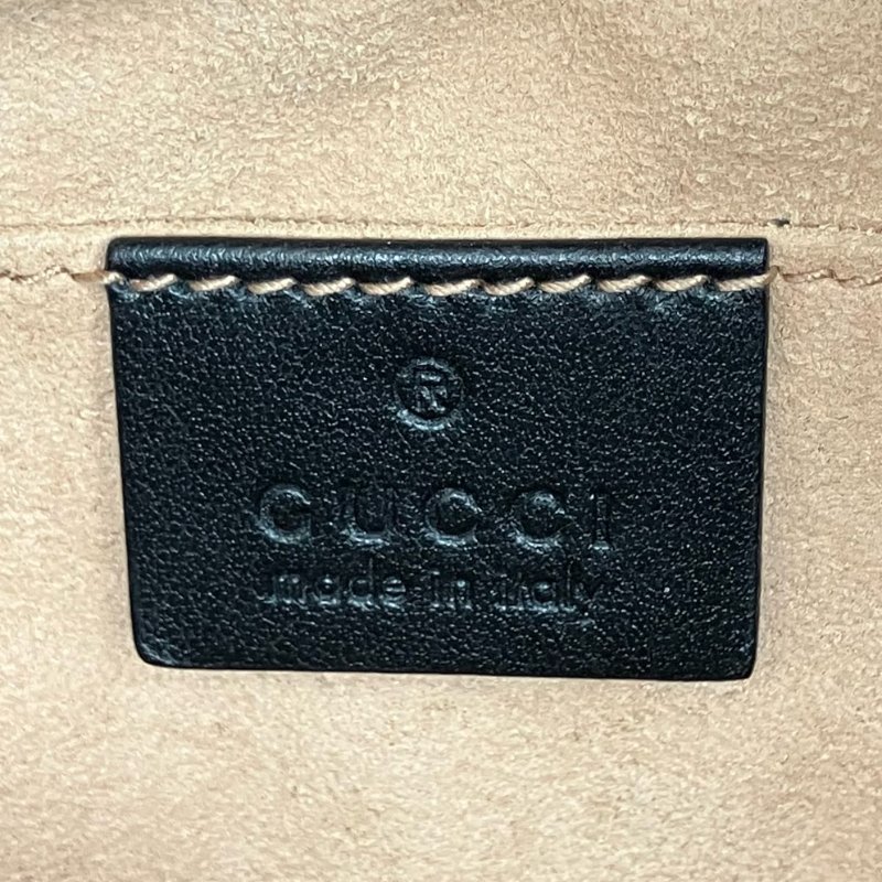 ☆Gucci古馳 Marmont Black Calfskin Cross-body Bag 447632 黑色小牛皮斜背袋 447632 -267001927-17