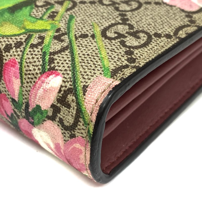 ☆Gucci古馳 Dionysus Brown, Pink Coated Canvas GG Monogram Flower Wallet On Chain 401231 啡色, 粉紅色塗層帆布GG 花紋花花鏈條銀包401231 -267002363-10