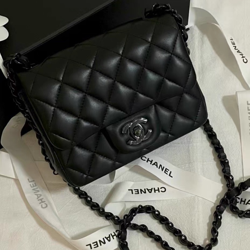 🈶購證 #芯片款 #閒置帶膜 香奈兒方胖子Cf17 #SoBlack 櫃上🉑遇不🉑求 稀有釋出✨-2