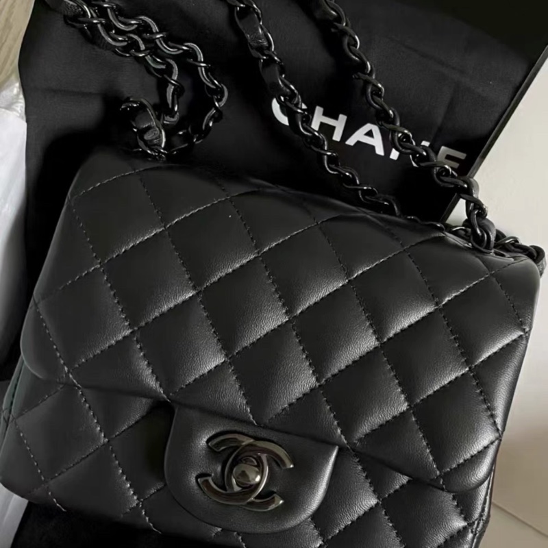 🈶購證 #芯片款 #閒置帶膜 香奈兒方胖子Cf17 #SoBlack 櫃上🉑遇不🉑求 稀有釋出✨-3