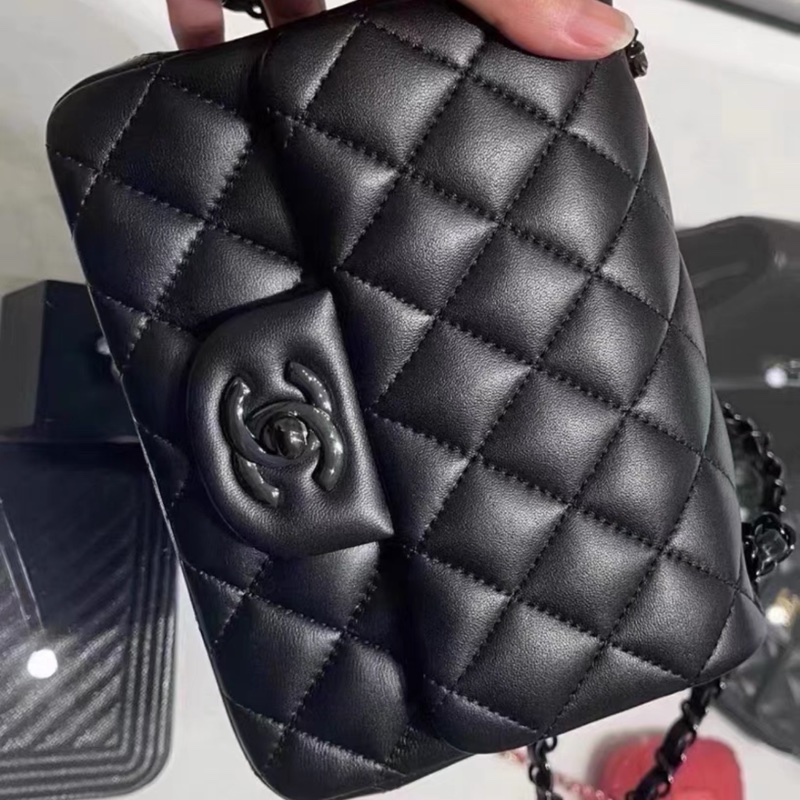 🈶購證 #芯片款 #閒置帶膜 香奈兒方胖子Cf17 #SoBlack 櫃上🉑遇不🉑求 稀有釋出✨-4