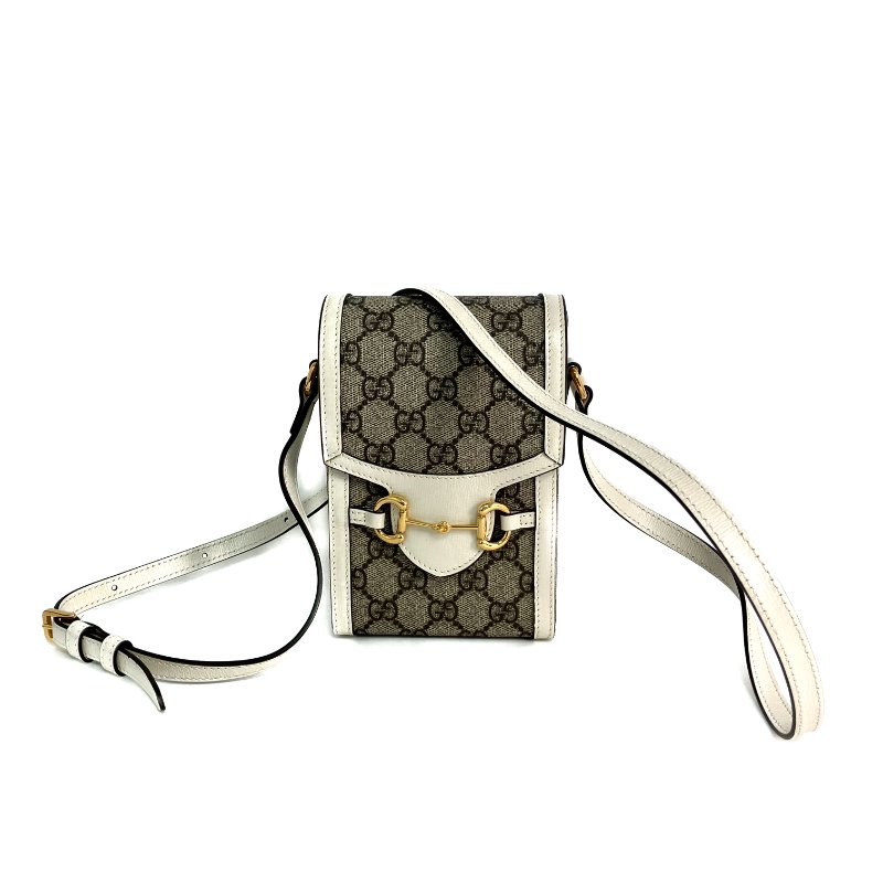 ☆ Gucci 古馳 Beige Coated Canvas Shoulder Bag 625615 米色塗層帆布肩背袋 625615 - 267003243-1