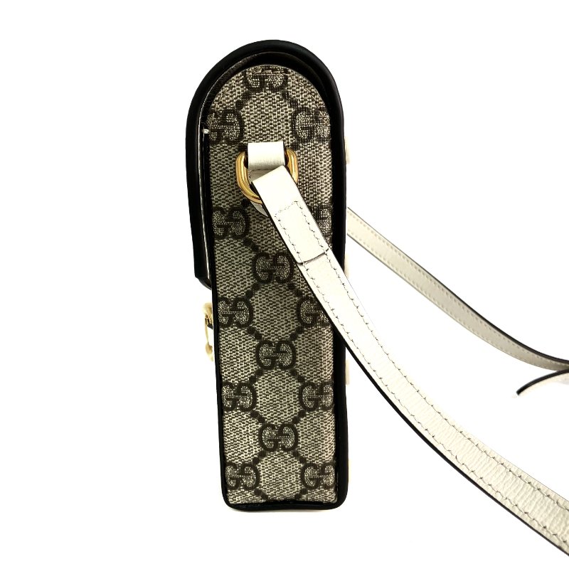 ☆ Gucci 古馳 Beige Coated Canvas Shoulder Bag 625615 米色塗層帆布肩背袋 625615 - 267003243-4