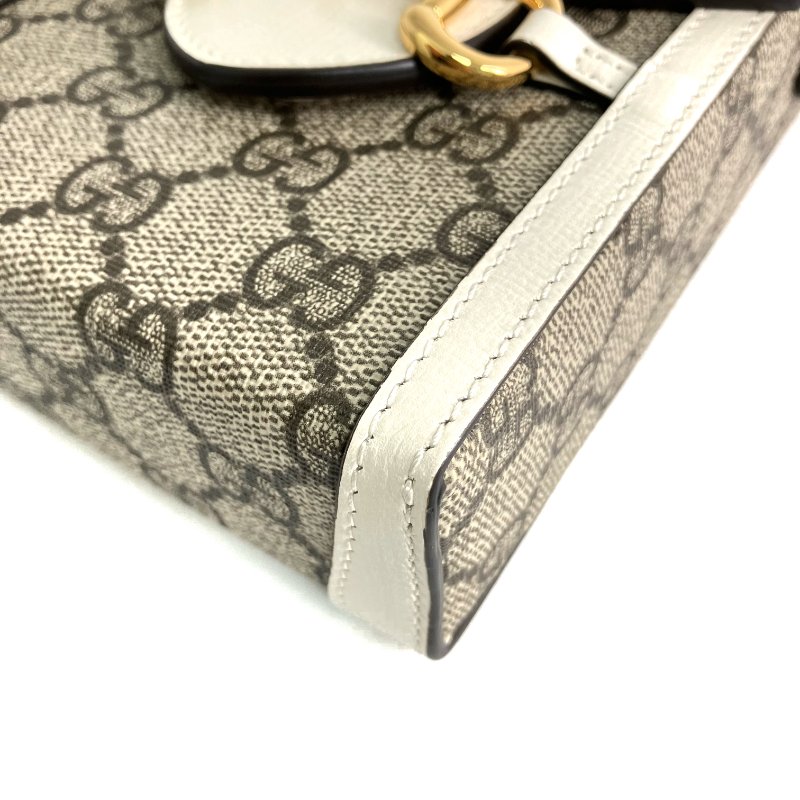 ☆ Gucci 古馳 Beige Coated Canvas Shoulder Bag 625615 米色塗層帆布肩背袋 625615 - 267003243-7