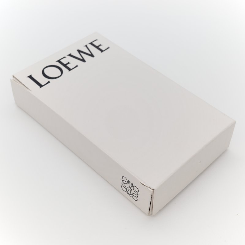 Loewe 羅威 雙色拼接 米色 粉藍色 小牛皮金屬鍊 翻蓋皮夾 斜背包 鏈條包 單肩包 （鏈條可以拆卸）-28