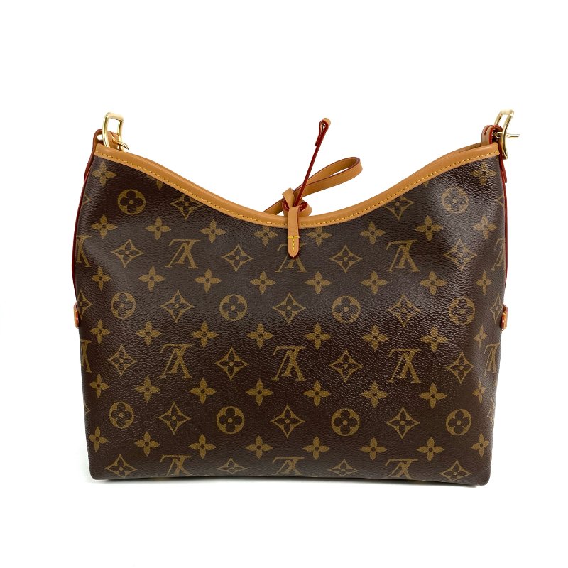 △ Louis Vuitton 路易威登 Brown Coated Canvas Monogram CarryAll PM Shoulder Bag M46203 啡色塗層帆布經典老花肩背袋 - 267003090-2