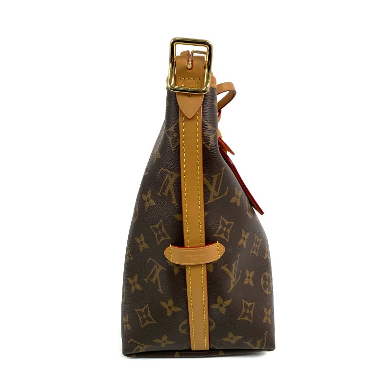 △ Louis Vuitton 路易威登 Brown Coated Canvas Monogram CarryAll PM Shoulder Bag M46203 啡色塗層帆布經典老花肩背袋 - 267003090-4