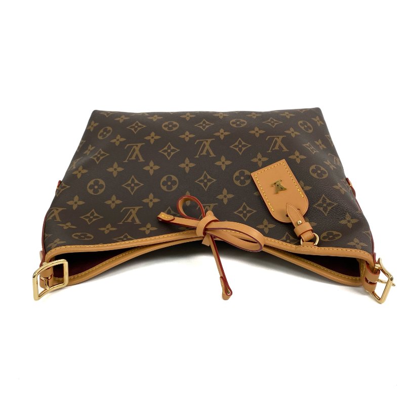 △ Louis Vuitton 路易威登 Brown Coated Canvas Monogram CarryAll PM Shoulder Bag M46203 啡色塗層帆布經典老花肩背袋 - 267003090-6