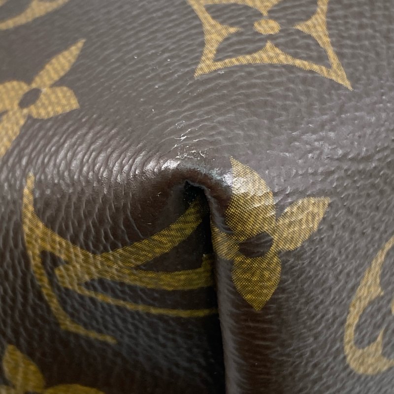 △ Louis Vuitton 路易威登 Brown Coated Canvas Monogram CarryAll PM Shoulder Bag M46203 啡色塗層帆布經典老花肩背袋 - 267003090-9